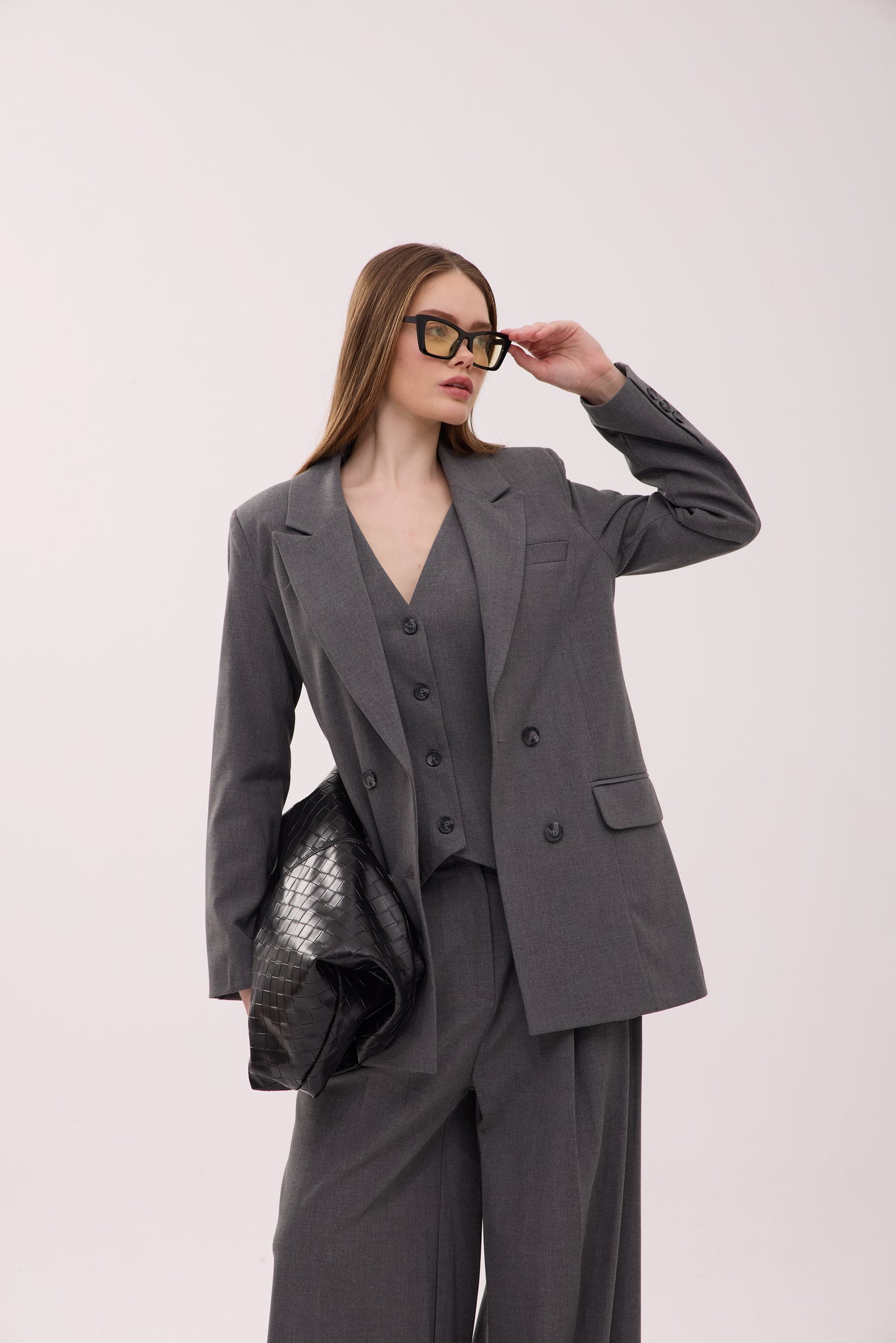Gri Oversize Takım