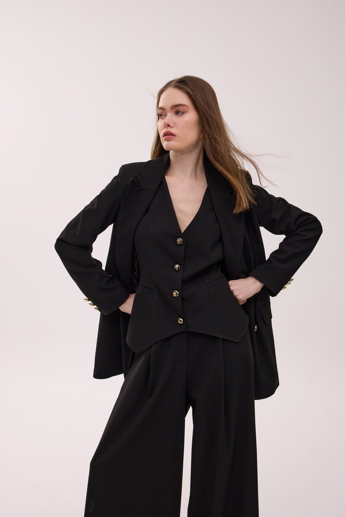 Siyah Oversize Takım