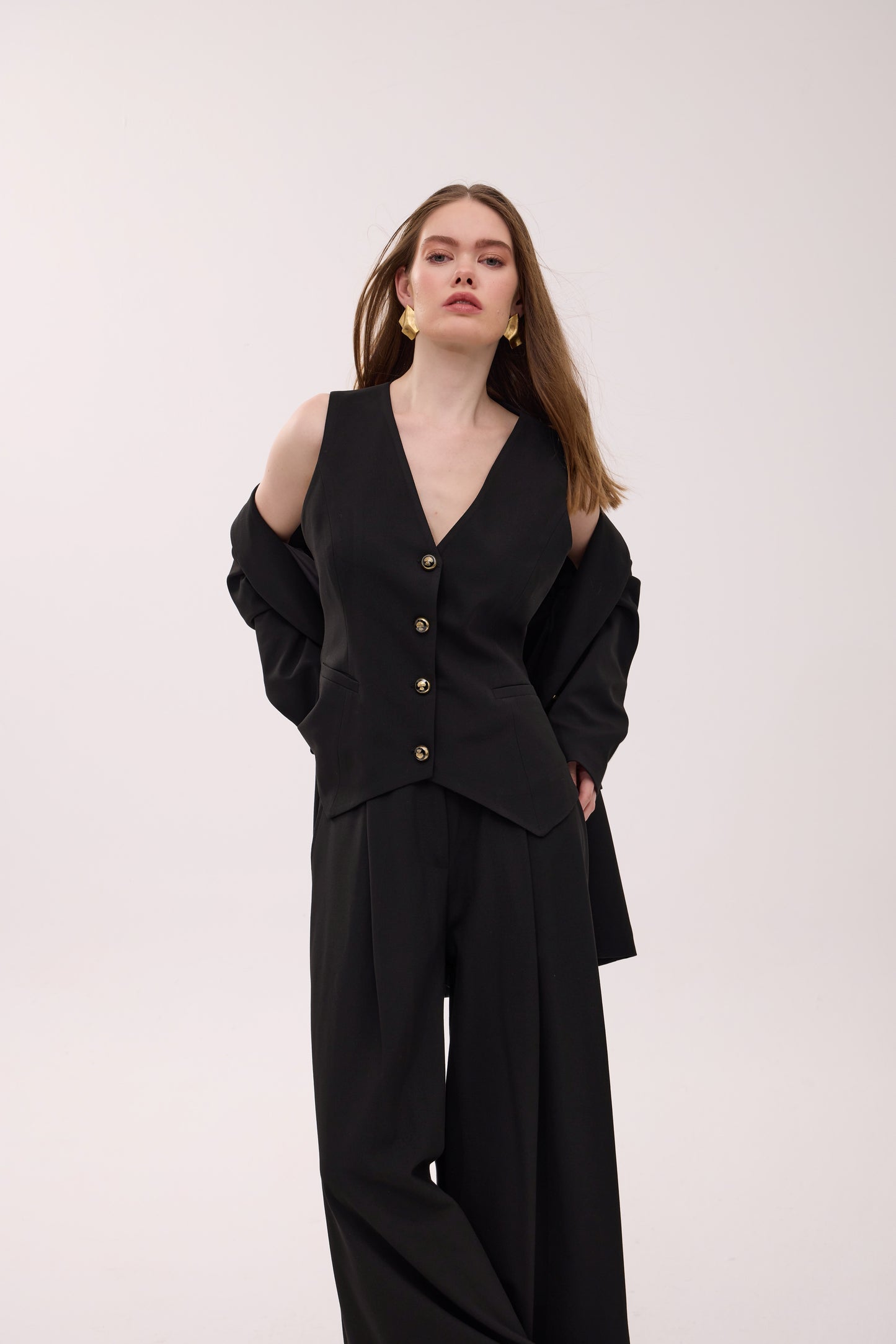 Siyah Oversize Takım
