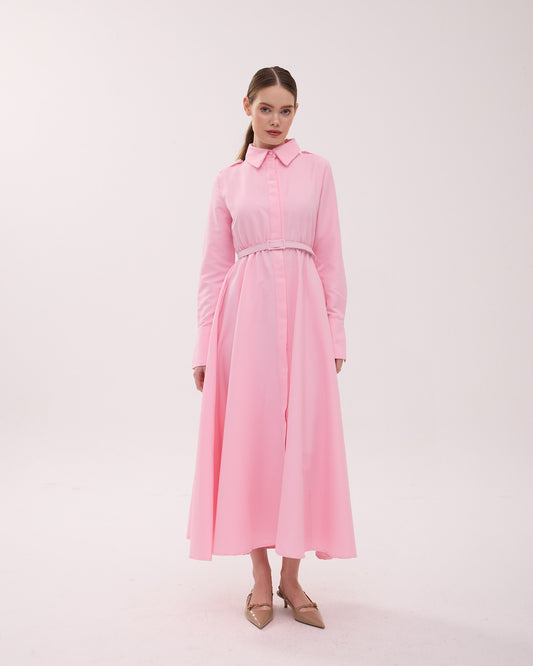 Apolet Elbise Pembe