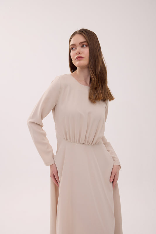 Ekru Helen Elbise