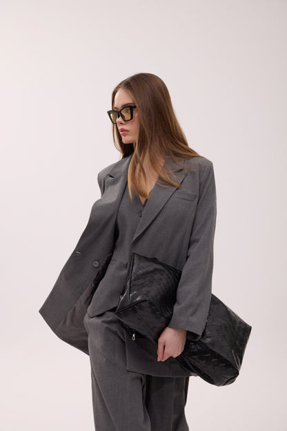 Gri Oversize Takım