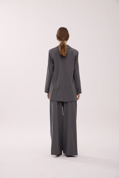 Gri Oversize Takım