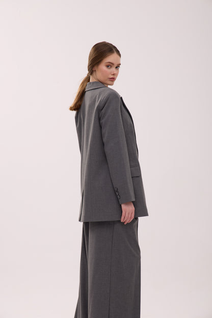 Gri Oversize Takım