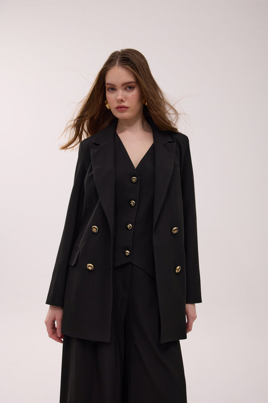 Siyah Oversize Takım