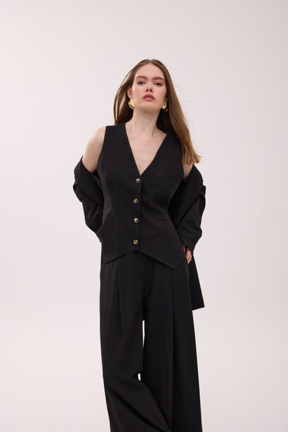 Siyah Oversize Takım